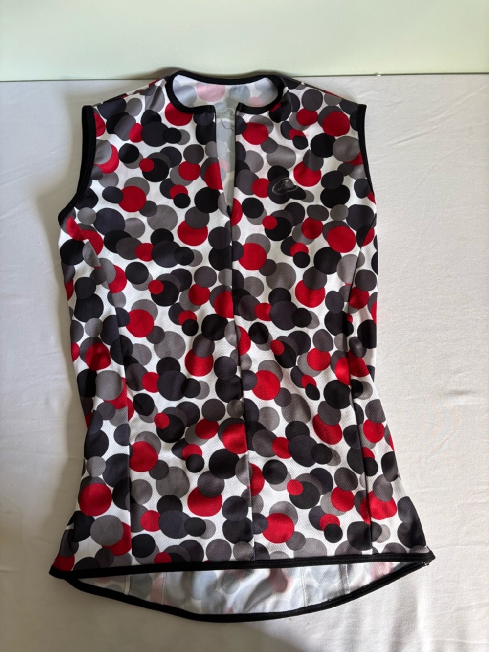 Performance Red Gray Black White Cycling Jersey Women’s Size L